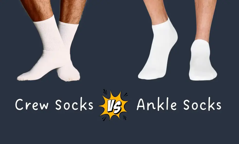 crew socks vs ankle socks