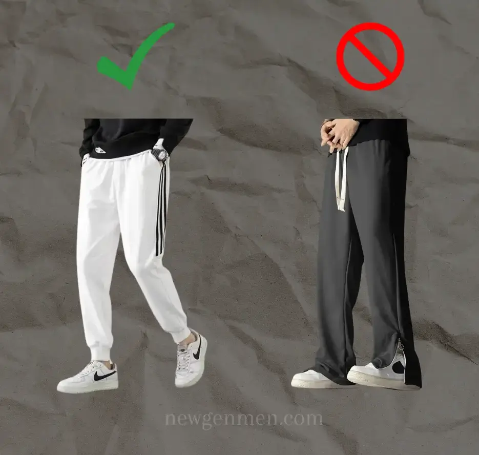 how to wear men's athletic joggers