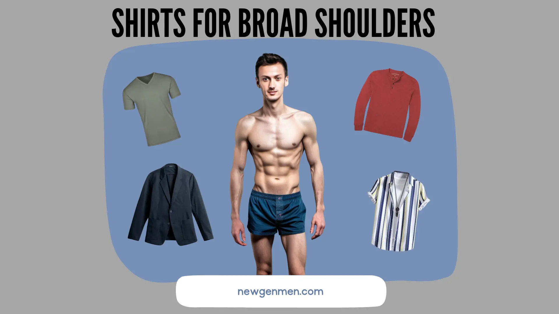 shirts for men with broad shoulders
