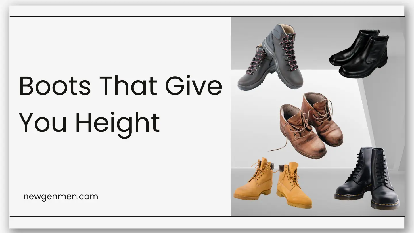 Discreetly Increase Your Height With Boots That Make You Taller