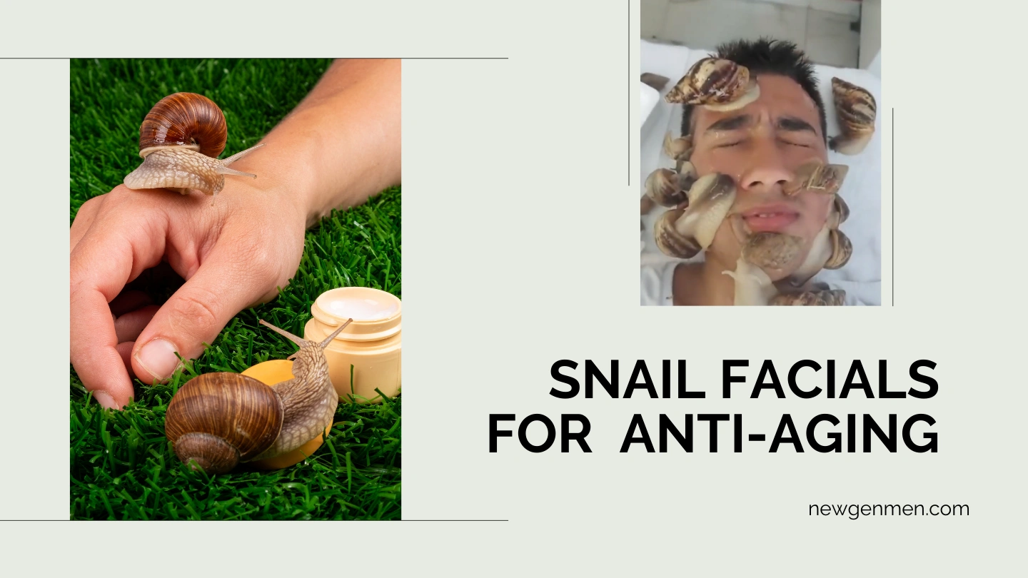 Snail Serum in Anti-Aging Skincare For Men