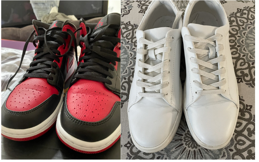 remove creases from sneakers